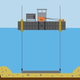 Illustration for article titled How to Go About Burying 16,000-Ton Tunnel Segments Under a River